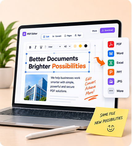 Instant Edit & Convert